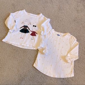 Toddler Girl Long Sleeve Shirt Bundle